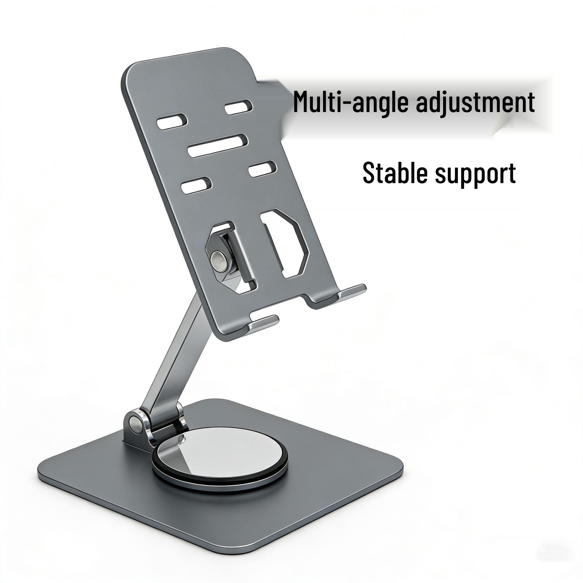 Aluminum Alloy 360° Rotating Portable Phone Holder with Customizable Logo