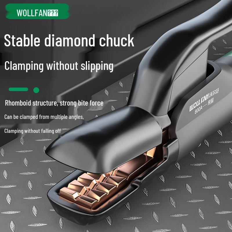 800A Pure Copper Electric Welding Pliers: High-Temperature Resistant, Burn-Proof, Drop-Resistant, Heavy-Duty Clamp