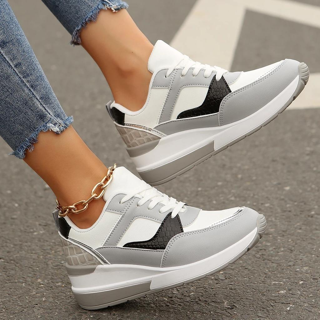 Women Sneakers New Platform Patchwork Casual Sport Designer Shoes Outdoor Comfortable Plus Size Sneakers Women Zapatos De Mujer