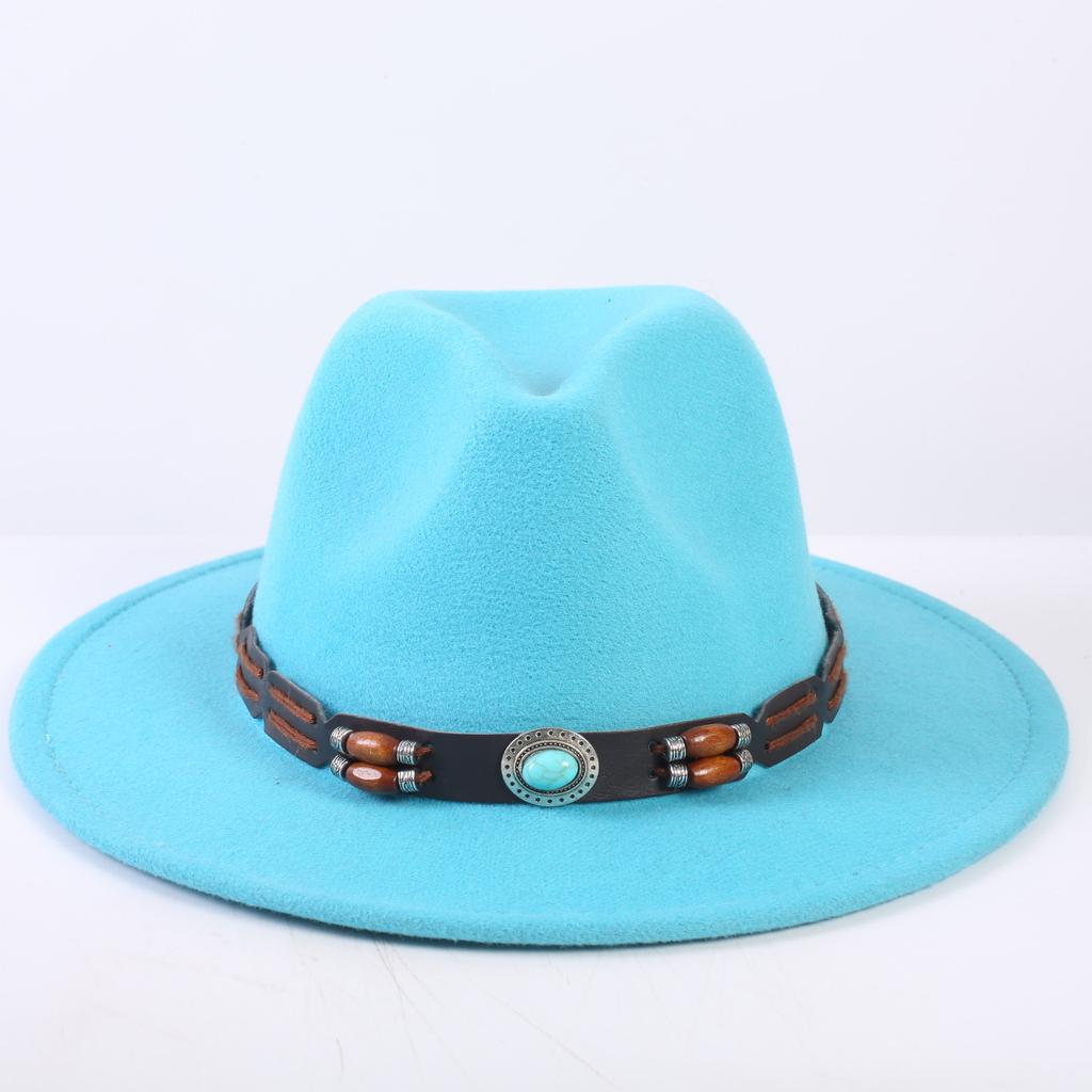 Popular European and American Classic Simple Flat-brimmed Top Hat Men's and Women's Fashionable and Elegant Versatile Jazz Hat Top Hat