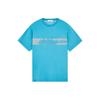 Crew Neck Short Sleeve T-Shirt Men Tops Blue 79152RC88-V0042