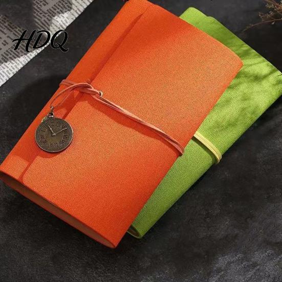 Thick Paper Notebook A6 Faux Leather Journal Notebook 6 Ring Loose Leaf