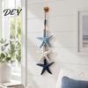 Badezimmer Strand-Thema Dekor 1/2 Stück Böhmischer Holz-Seestern Hängende Dekoration, Handgefertigter Fisch Wandverzierung, Heimkunst Küsten-Nautik-Anhänger
