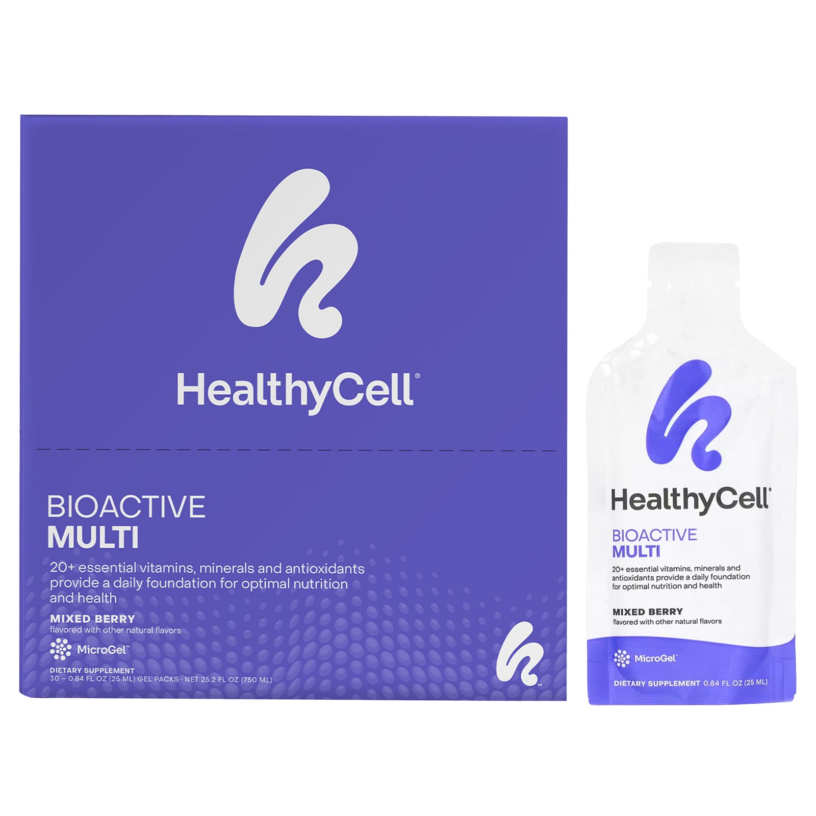 

Bioactive Multi, Mixed Berry, 30 Gel Packs, 25 Ml (0.84 Fl Oz) Each