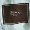 Coach Stainless Collar Coat 4 Navy Women Used