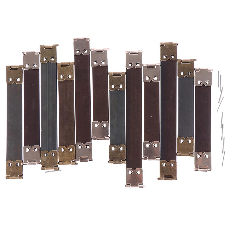 10 Peças Fecho de Metal com Estrutura Interna para Bolsa Alça Flexível Interna para Bolsa DIY