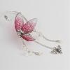 Elegant Butterfly Dangle Earrings for Women Unique Alloy Resin Pearls Fashion Jewelry for Daily and Travel