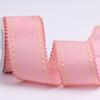 5 Yards Punkt-Ripsband Macaron-Farben Spitze für DIY Haarschleifen Hutdekoration Bastelbedarf Kleidung Nähen Geschenkverpackung