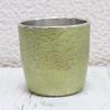 Osaka Tinware Tin Cup Kachofuugetsu Yellow Gift Wrapping Specification (Suzuki)