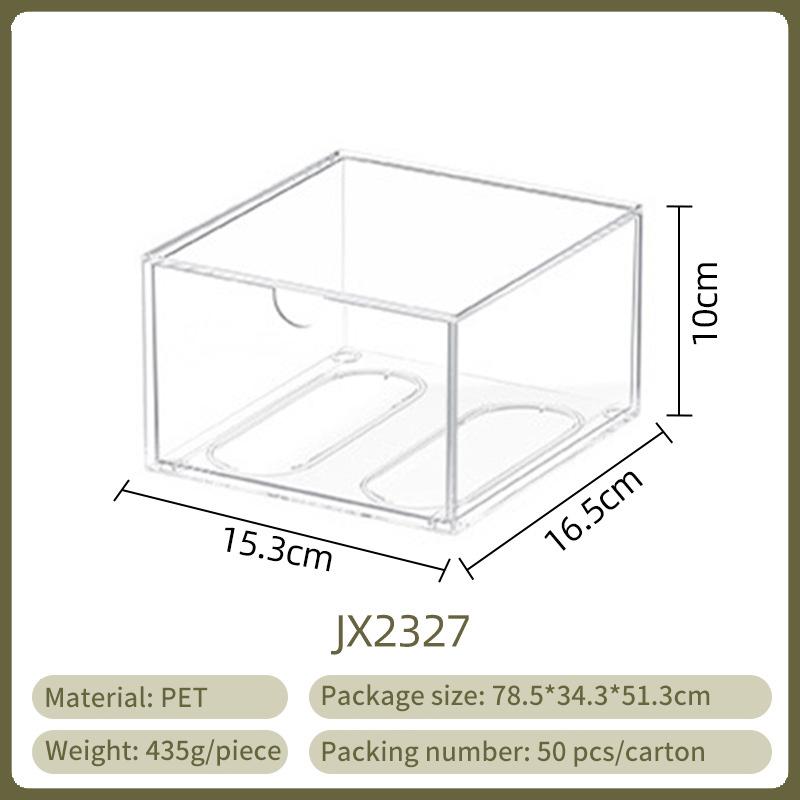 Desk Storage Box Mini Drawers Sticker/Jewelry Accessories Storage Box Transparent Cosmetic Storage Box Glasses Storage Box