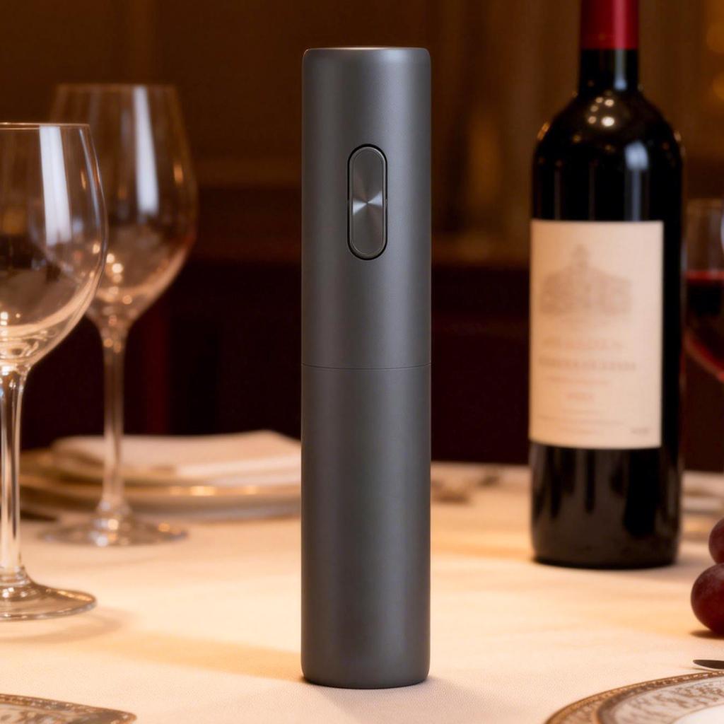 Electric Wine Opener, Electronic Wine Opener Automatic Corkscrew, Battery Operated One-Touch Opening Easy to Use for Gifts