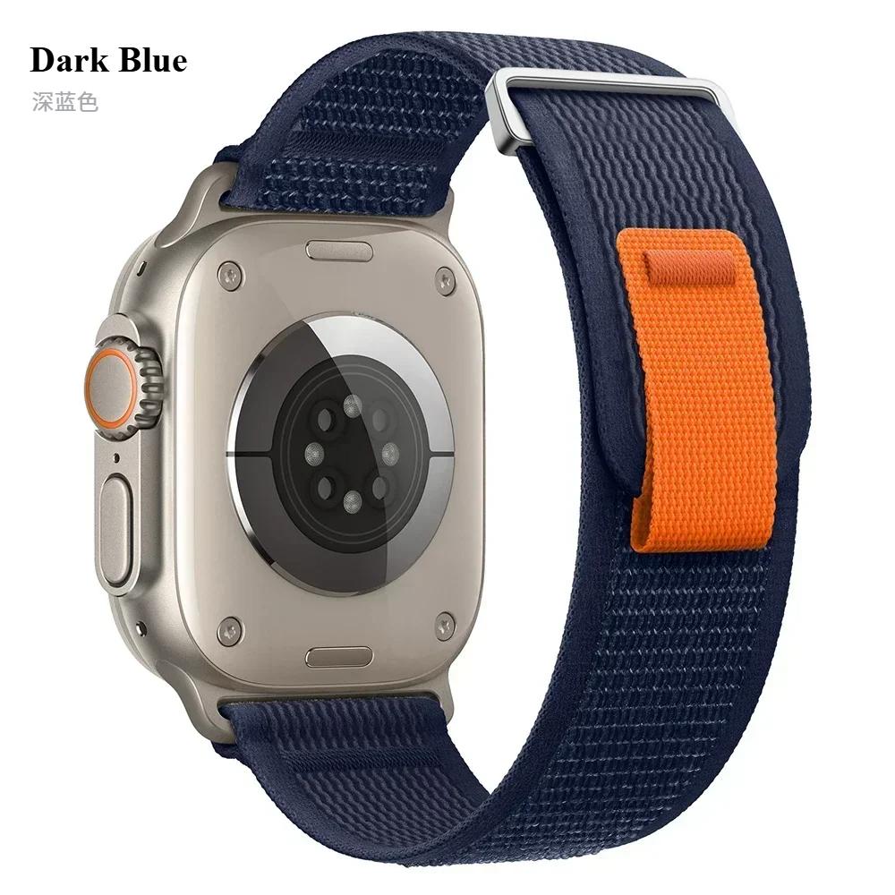 Trail Loop Strap For Apple Watch Series 10 46mm 42mm Sports Nylon Wristband iWatch Ultra 2 49mm 9 8 7 6 5 4 SE 45mm 41mm 44mm 40mm Band