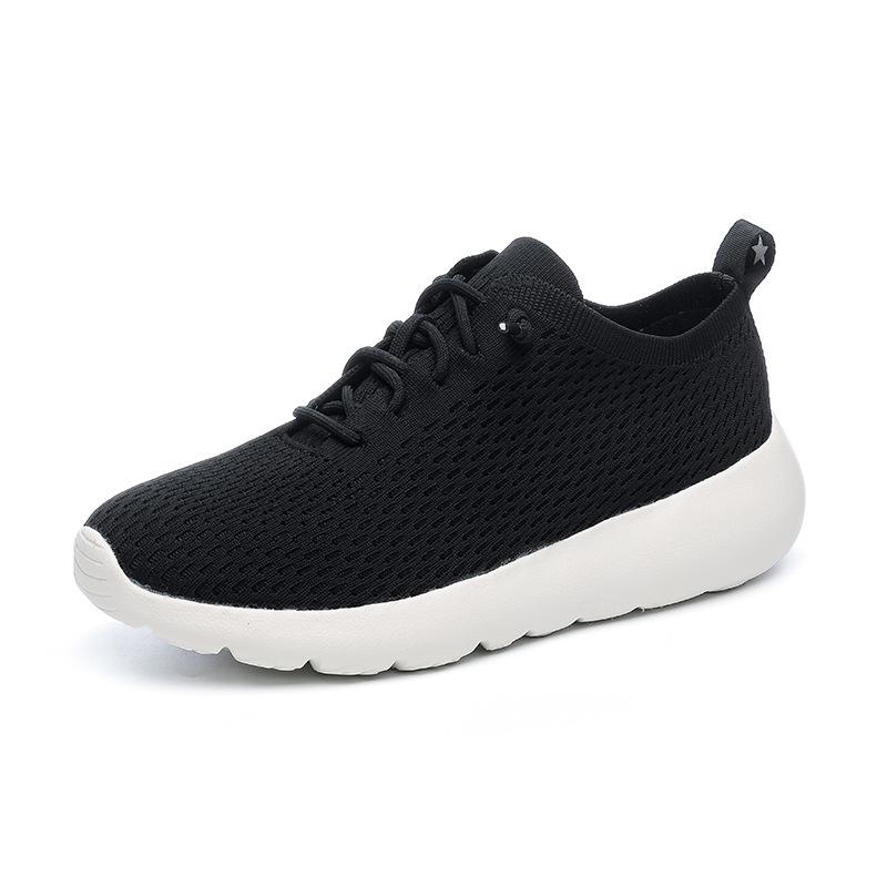 Unisex Breathable Knit Sneakers Lightweight Comfort Sole Casual Daily Wear Shoes