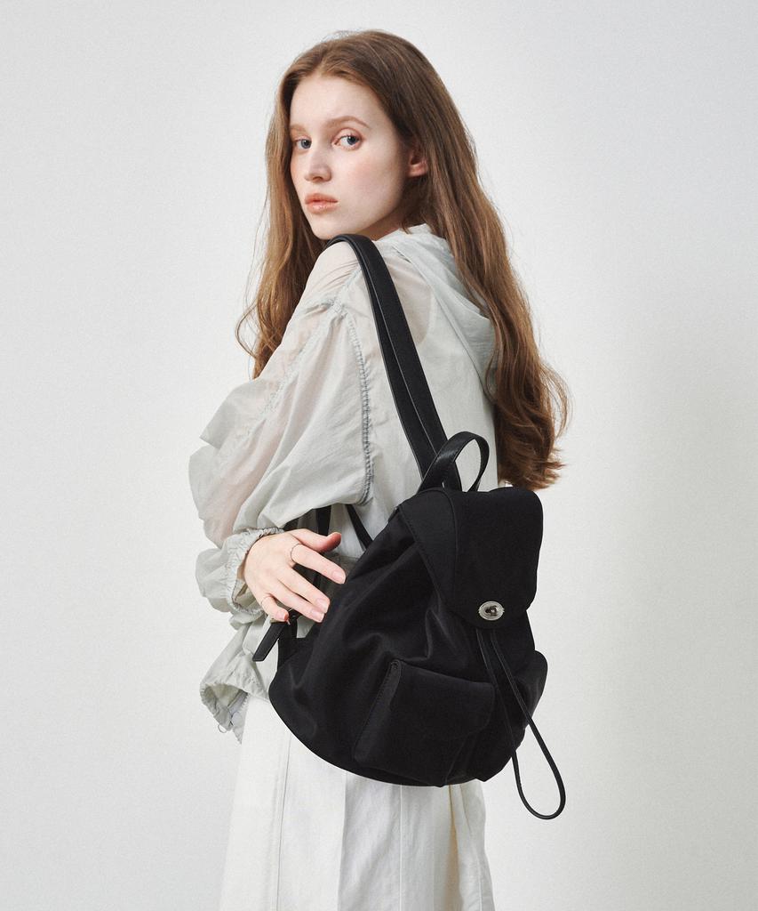 Ostkaka Classic Turnlock Backpack Black