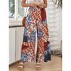 Fashion Bohemia Style Personalized Casual Pants Female 2024 Summer New Arrival Personality Slimming Printed High Waist Loose Pants