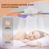 NETTLIFE Ventilateur avec éclairage - diamètre 75 cm, 6 pales, avec éclairage et télécommande, silencieux, intensité réglable