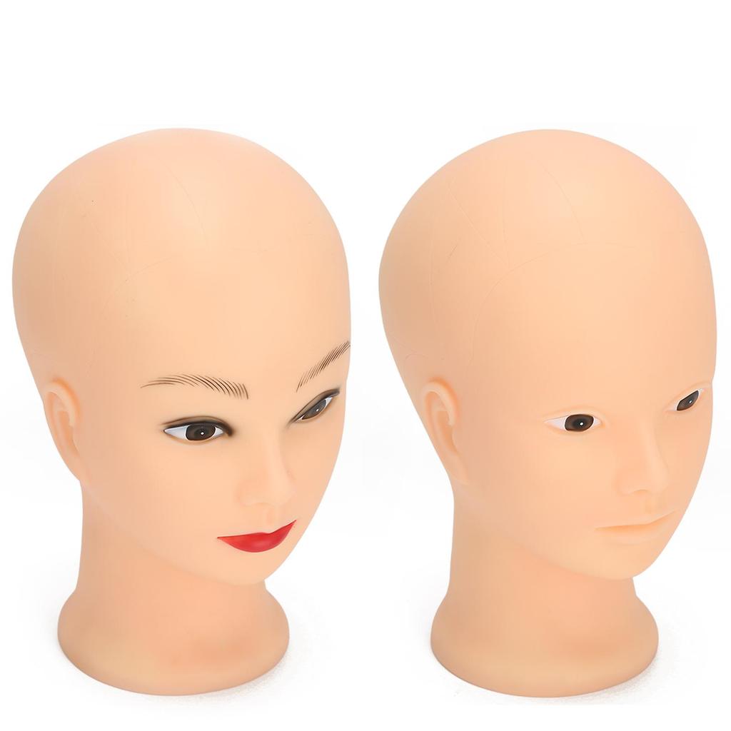 Mannequin  Makeup Training Practice Wig Hat Display Bald Mannequin  49cm