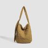 Premium Commuter Bag Messenger Bag Spring Puff Cotton-Filled Niche Large-Capacity Tote Women'S Bag