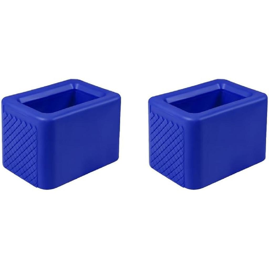 Augeny 2PCS Seat Belt Buckle Holder, Silicone Auto Rear Seatbelt Buckle Booster To Makes Receptacle Stand Upright For Easy Access, Universal Vehicle