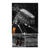 West Biking 7,0 Zoll Fahrrad-Telefon-Touchscreen-Tasche, reflektierende Oberrohrtasche aus Eva-Hartschale, wasserabweisende Vorderrahmentaschen