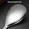 Rice Paddle Spoon Stainless Steel Rice Spatula Thickened Non Stick Rice Scooper for Rice Mashed Potato Salads Kitchen Utensils