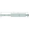 Gas Spring Actuator 215 1000N GRANITE