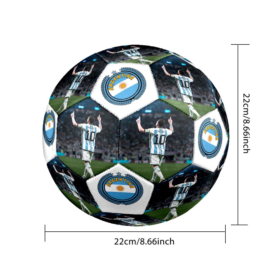 Messi 10 Number Soccer Legend Size 5 Soccer Football Machinestitched Indooroutdoor Universal Football Sports Enthusiast Gifts