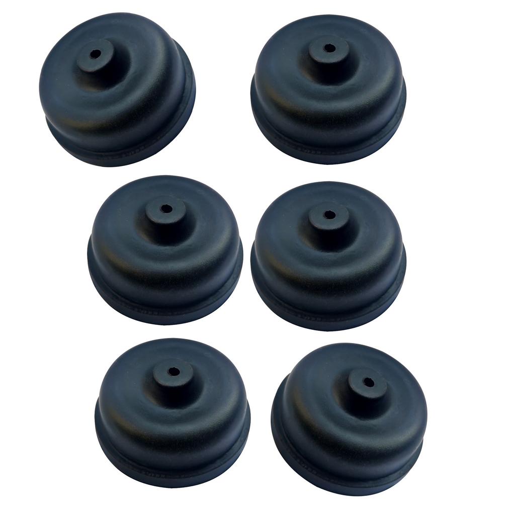 Pack Of 6 Aquarium Air Pump Diaphragms Replacement Rubber Silicone Cup Part For Fishtank Oxygen Pump Accessories