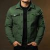 Men's Outerwear Jacket Casual Daily Wear Windproof Warm Button Top Jacket