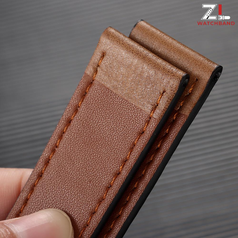 22mm Leather Watch Straps for Samsung Business Bracelet for Huawei Watch GT6/GT5 Smartwatches Wristband Universal Soft Wristband