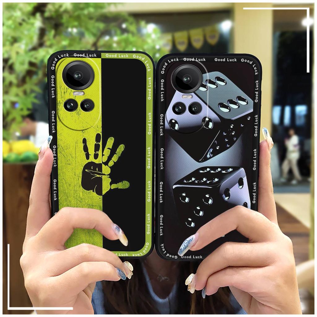 Cute TPU Phone Case For OPPO Reno10 Global/Reno10 Pro Global Anti-dust Protective Anti-knock Graffiti Soft Case Durable