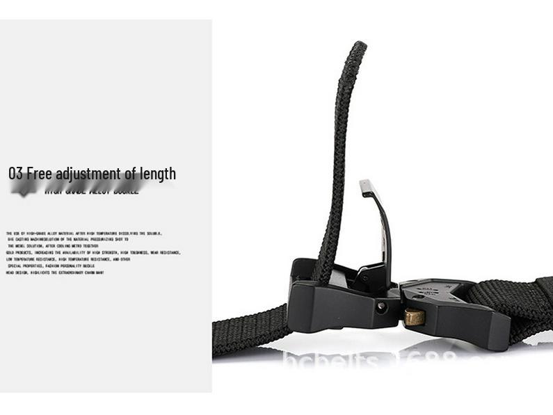 Curea tactică elastică de exterior pentru bărbați cu opțiune de logo personalizat
