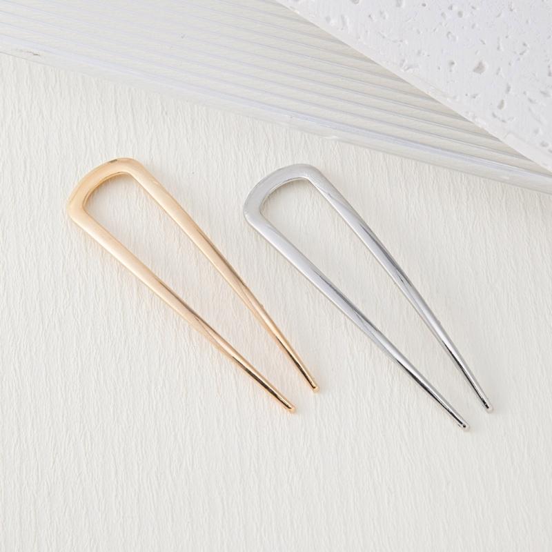 Fermacapelli Francesi a U per Chignon e Acconciature Accessori per Capelli in Metallo Fermacapelli Grandi Francesi per Donne Ragazze