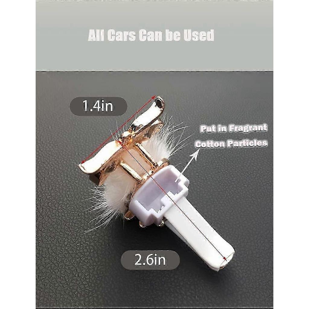 Bling Auto Lüftungsschlitz Clip Anhänger Eule 2 Stück, Auto Lüftungsschlitz Lufterfrischer, Mode Auto Ätherisches Öl Diffusor, Auto Innenraum Dekor Anhänger, Bling Auto Zubehör