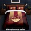 Set Biancheria da Letto Design AS Roma 1 Copripiumino + 2 Federe Morbido Traspirante Biancheria da Letto per la Casa