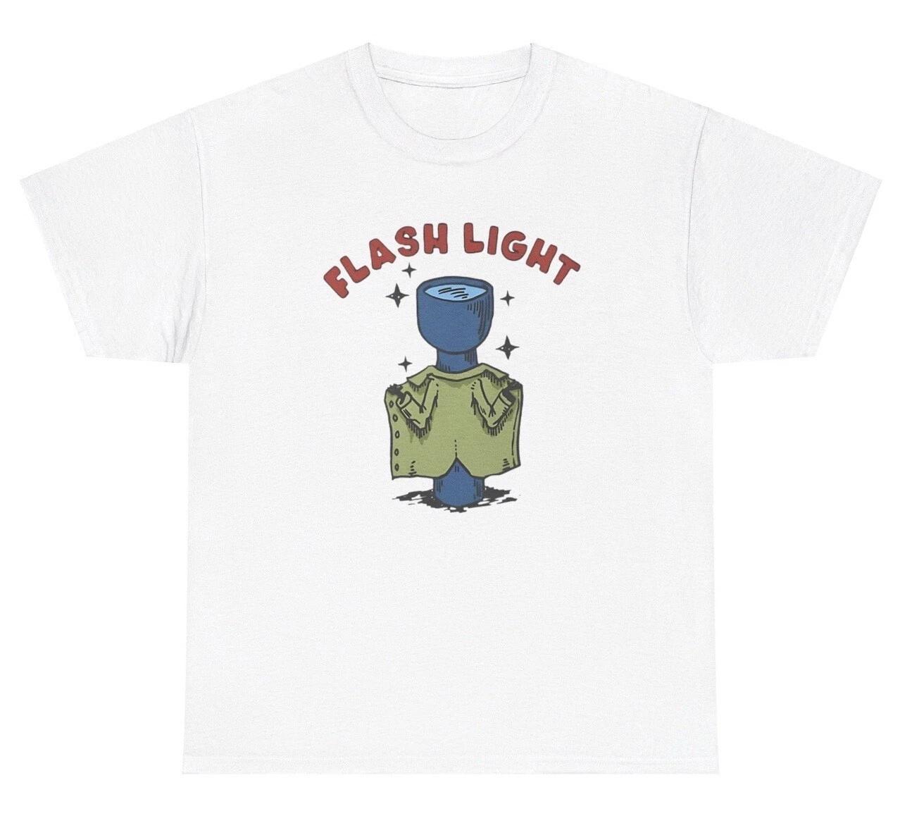 Flash Light Inappropriate T Shirt Dank Meme Ironic Gen Z Weird Tee 3XL
