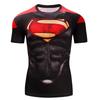 Superman Shirt for Men Enthusiasts 3D Printed Fitness T-shirt,