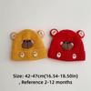 Wind Proof Baby Hat Soft Knit Pullover Hat Cute Toddler Cap  Daily