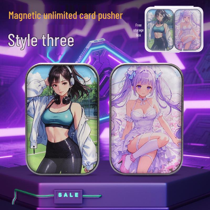 Aluminum EDC Push Card Fidget Toy