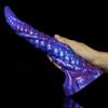 Female Wearing Dildo Devil's Eye Octopus Tentacle Penis with Suction Cup Sex Toy