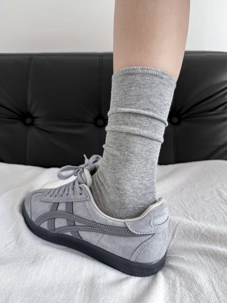 All-In-One Machine Socks Women'S Boneless Long Tube Stacked Socks Comfortable Cotton Socks White Socks Season Versatile Trend