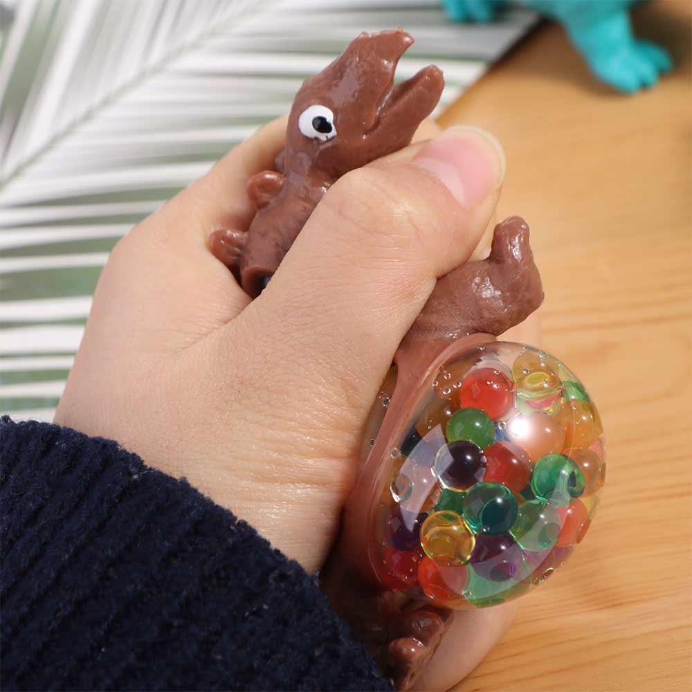 Hand Fidget Dinosaur Mesh Ball Grape Toys Vent Dinosaur Squeezing Ball  Children's Toys