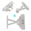 Türfanghaken-Set L-Form Türstopper-Clip Verriegelung für Wohnmobil Wohnwagen Wohnmobil Boot Türfanghalter Türschloss-Stopper-Set