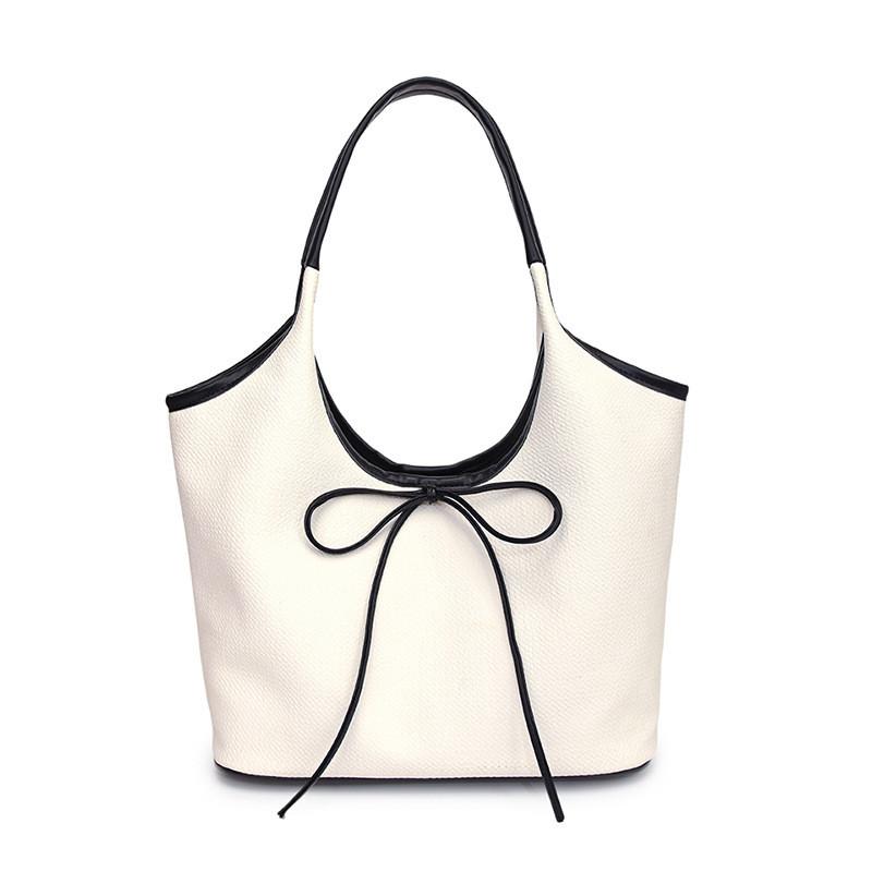 Ielgy Retro One-Shoulder Underarm Bag Korean Version Trendy Fashion Large-Capacity Tote Bag
