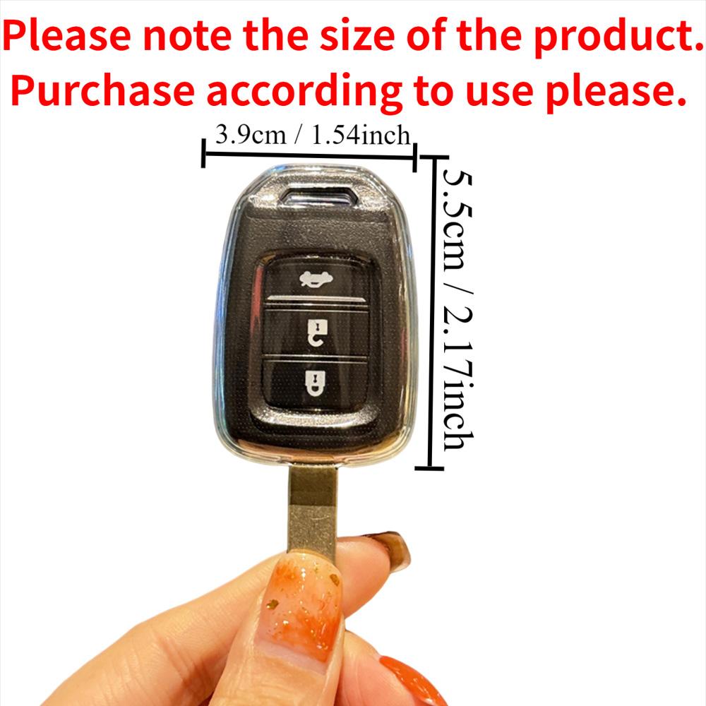 2 3 4 butoane TPU Husa pentru chei de masina Carcasa pentru Honda Accord 2016 2017 Civic 2018 2019 Accesorii fara cheie de la distanta