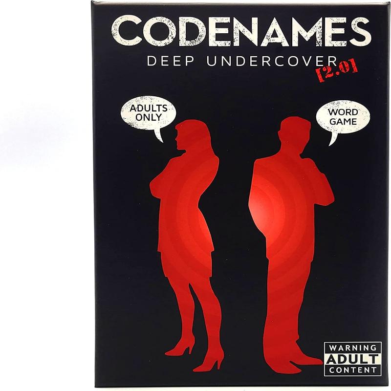 Codenames Strategy Board Game Card Game 2-8 Players Spymaster Party Game Family Game Night Ideal For Teamwork & Strategic Think