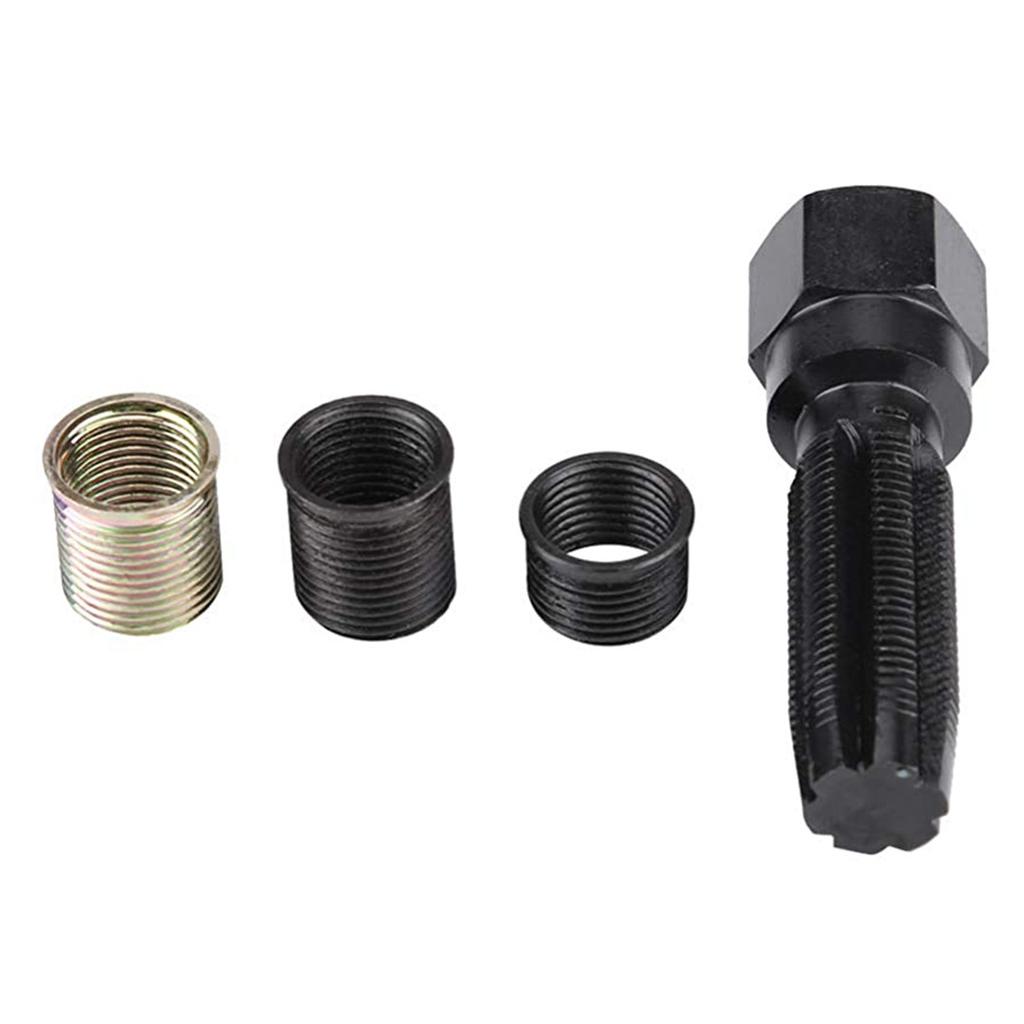 Zündkerzen-Reparaturwerkzeug-Serie 16 Stück Zündkerzenwerkzeug M14x1,25mm Professionelles Gewinde Autoeinsatz mit blauem Koffer