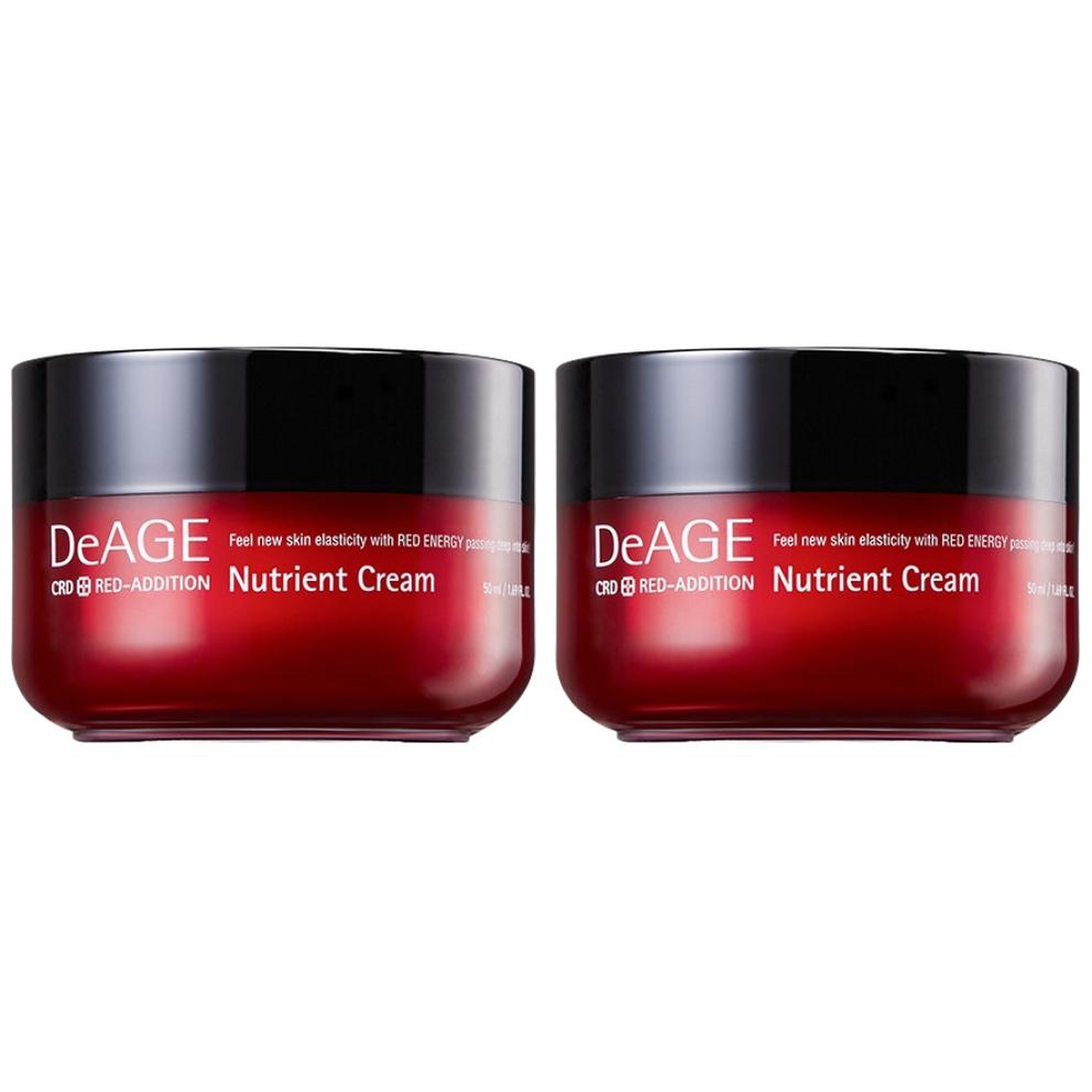 [Charmzone] DeAGE Red-Addition Nutrient Cream, 50ml, 2-Pack