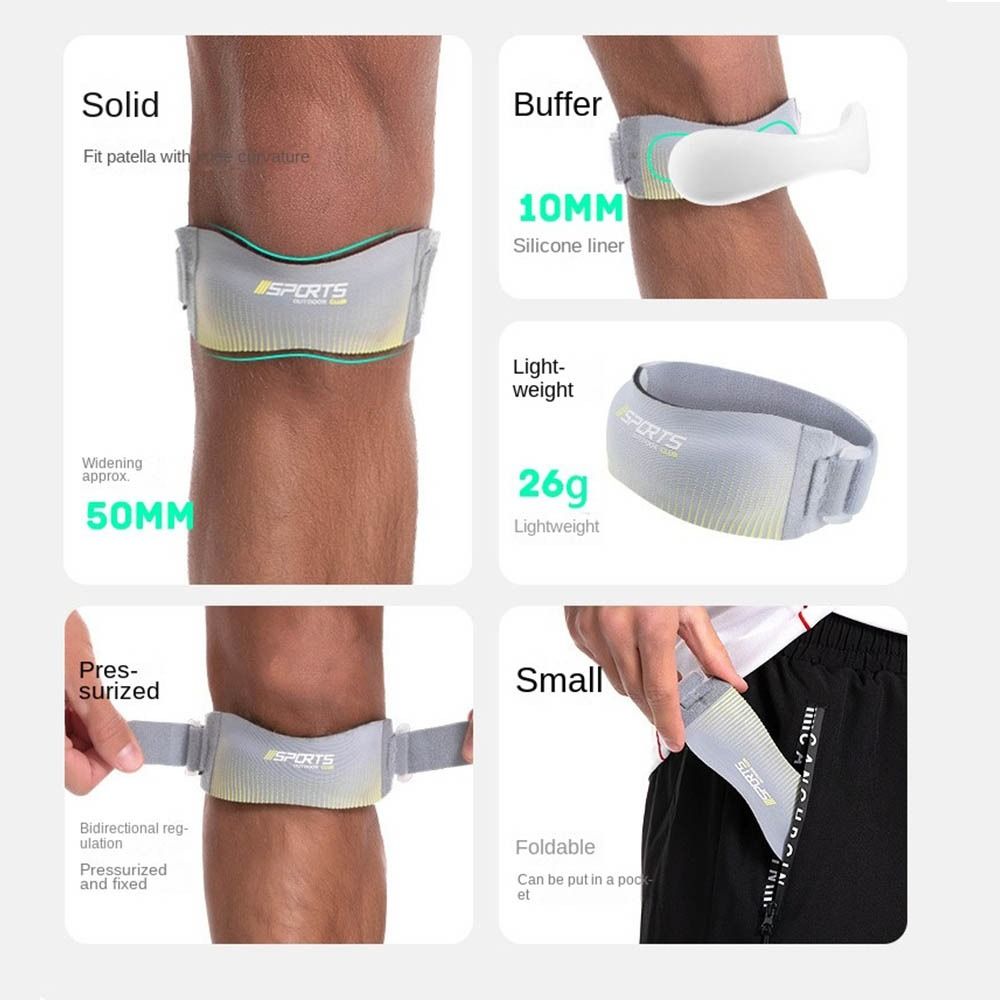 Breathable Patella Knee Brace Support Strap Neoprene Sport Knee Wrap  Fitness Supports