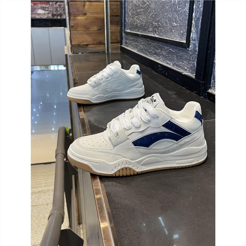 Spring breathable leather thick-soled casual shoes tide tt